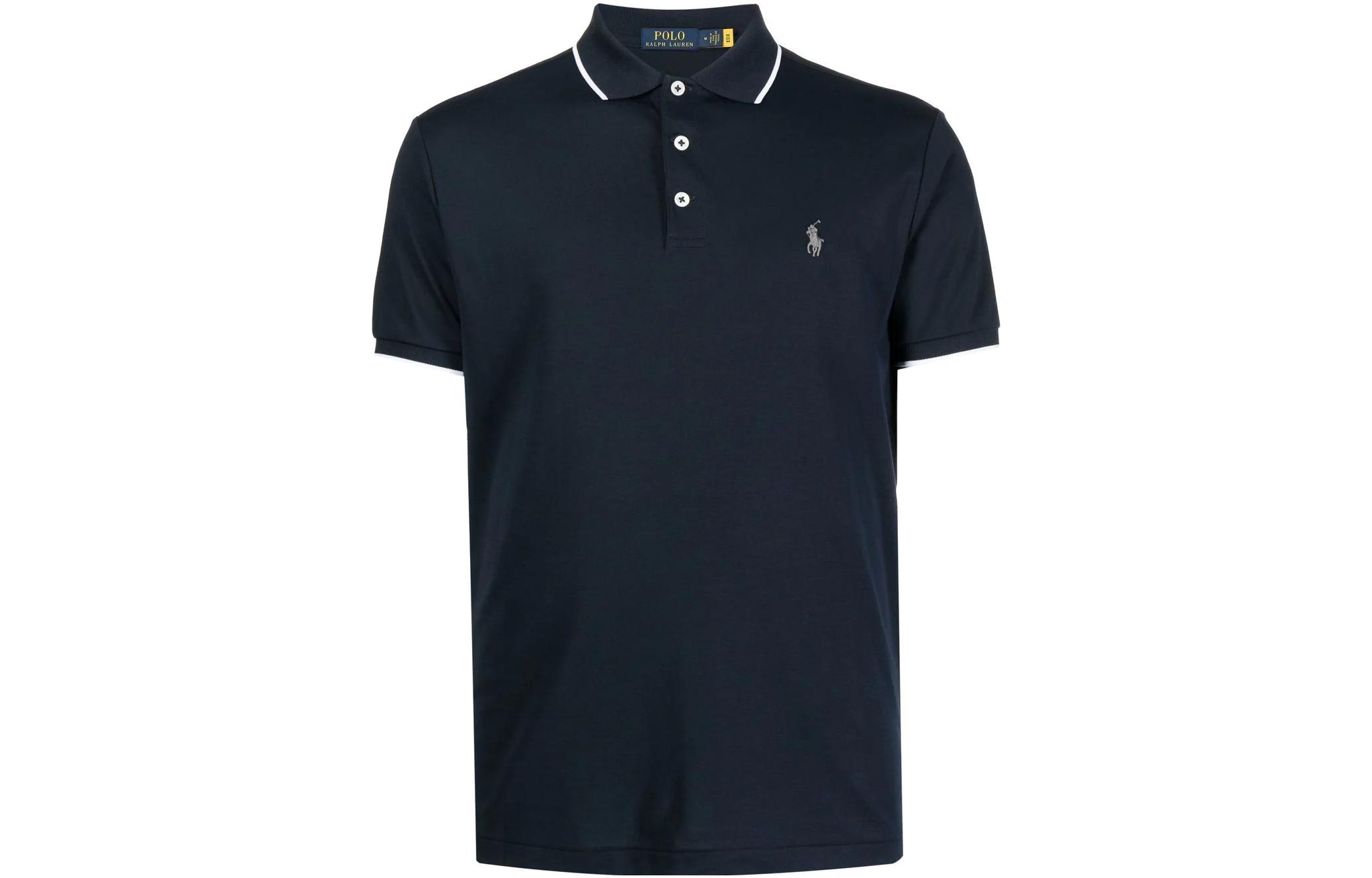 

Рубашка-поло с коротким рукавом Polo-pony Polo Ralph Lauren, синий