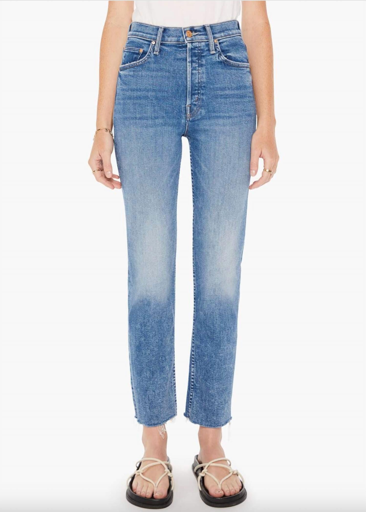

Женские джинсы Tomcat Ankle Fray Jeans In Kitty Corner Lt Wash Mother