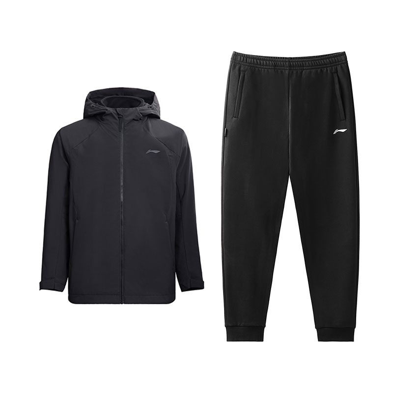 

Li Ning Casual Sportswear Men's Li-Ning, черный top+черный pants