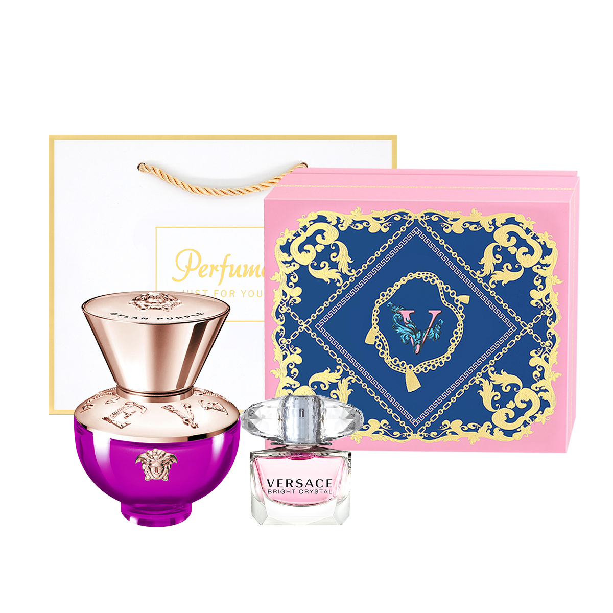 

FANSIZHE Sunset Dream Melody Женский подарочный набор ароматов Eau De Parfum Versace, sunset dream melody 30ml+розовый radiant crystal 5ml