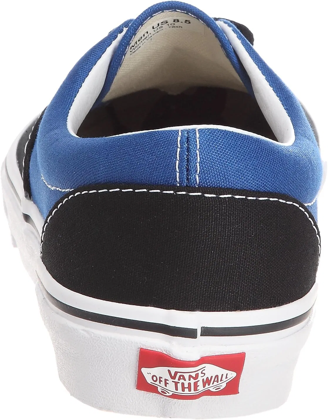 Кроссовки Vans Era Unisex Adult Sports Shoes Skateboarding, Black Snorkel Blue — фото 3