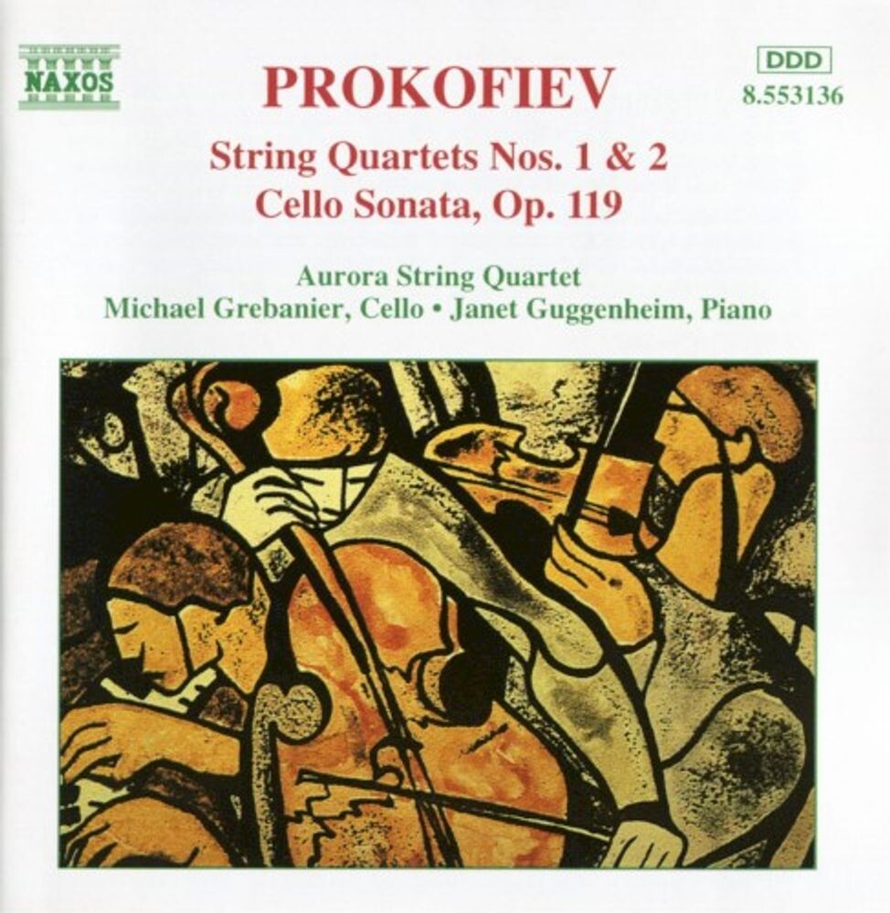 

Диск CD Prokofiev: String Quartets Nos. 1 & 2 / Cello Sonata, Op. 119 - Sergei Prokofiev