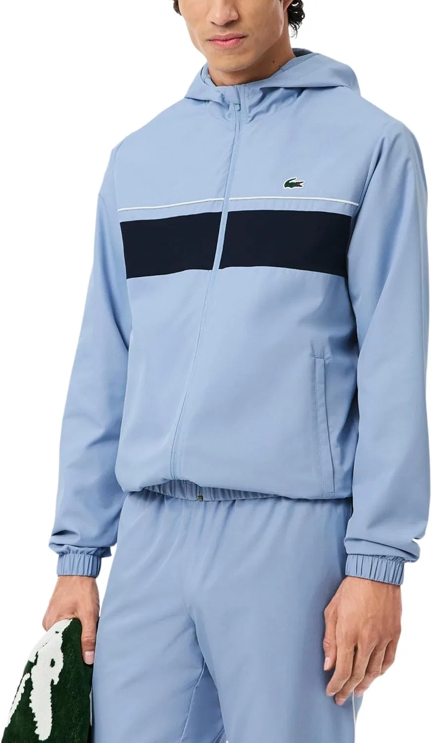 Спортивный костюм Lacoste Diamond Taffeta, цвет Aphylla/Navy Blue/White — фото 2