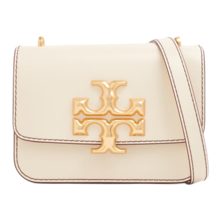 

TORY BURCH Кожаная сумка через плечо Элеанор малого размера женская кремово-белая