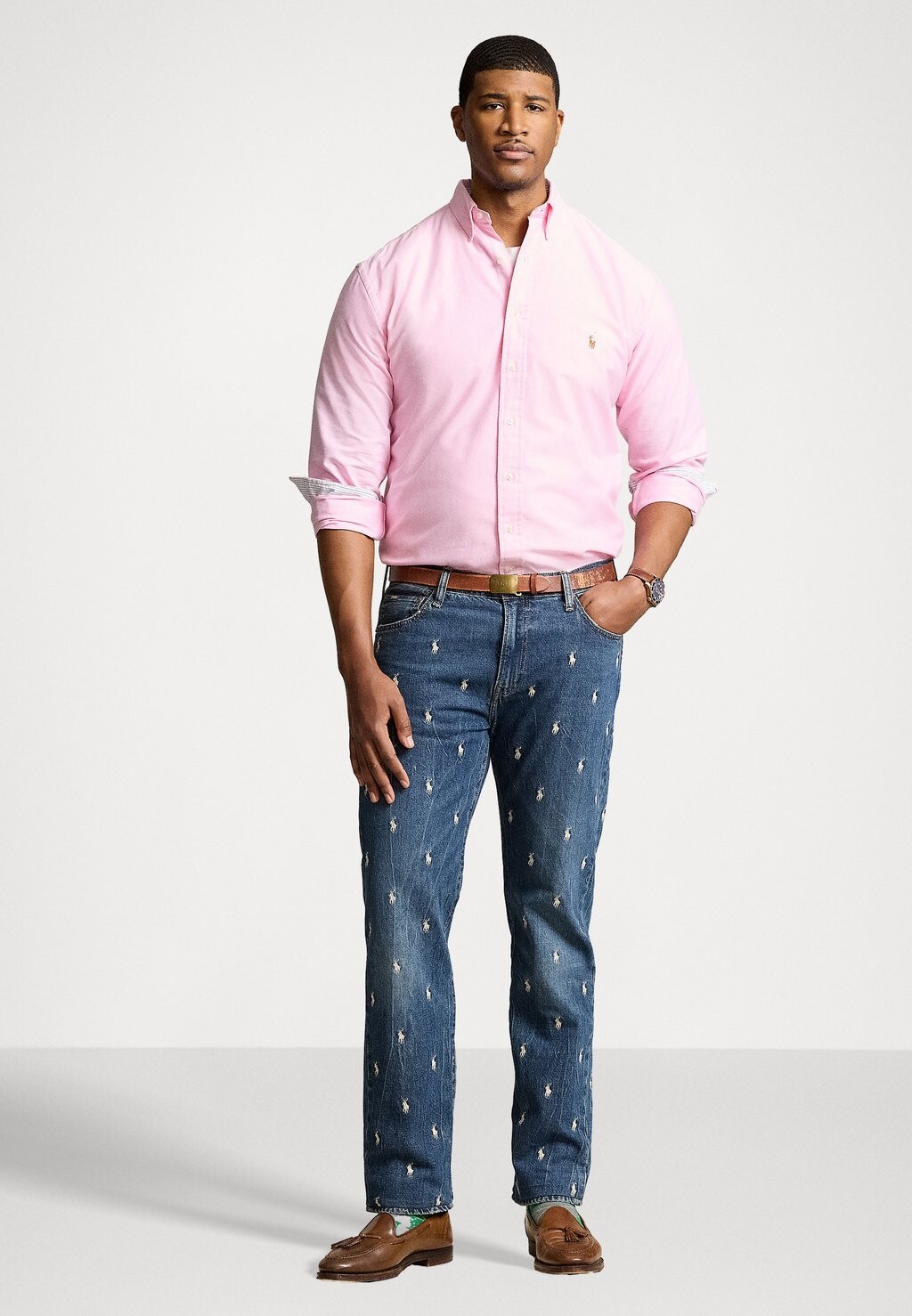 

Рубашка THE ICONIC OXFORD SHIRT Ralph Lauren, розовый