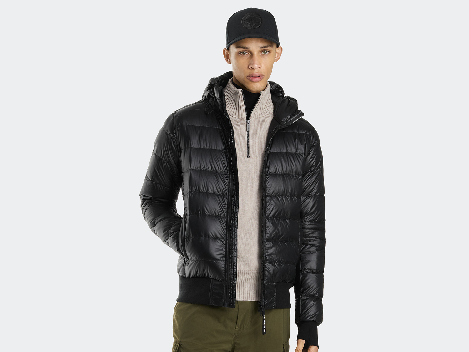

Бомбер Canada Goose Crofton, черный