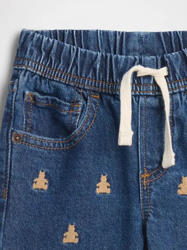 Джинсы babygap pullon original прямого кроя, джинсы прямого кроя. Gap, Medium Wash — фото 3