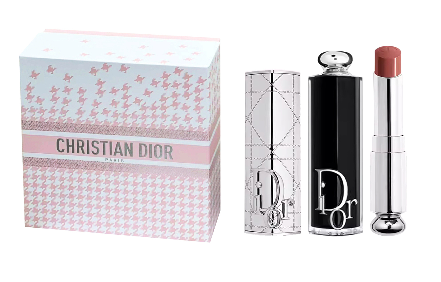 

DIOR Ограниченная серия 520 Silver Wicker Pattern Enchanting Box помада глянцевая легко растушевывается 3,2г