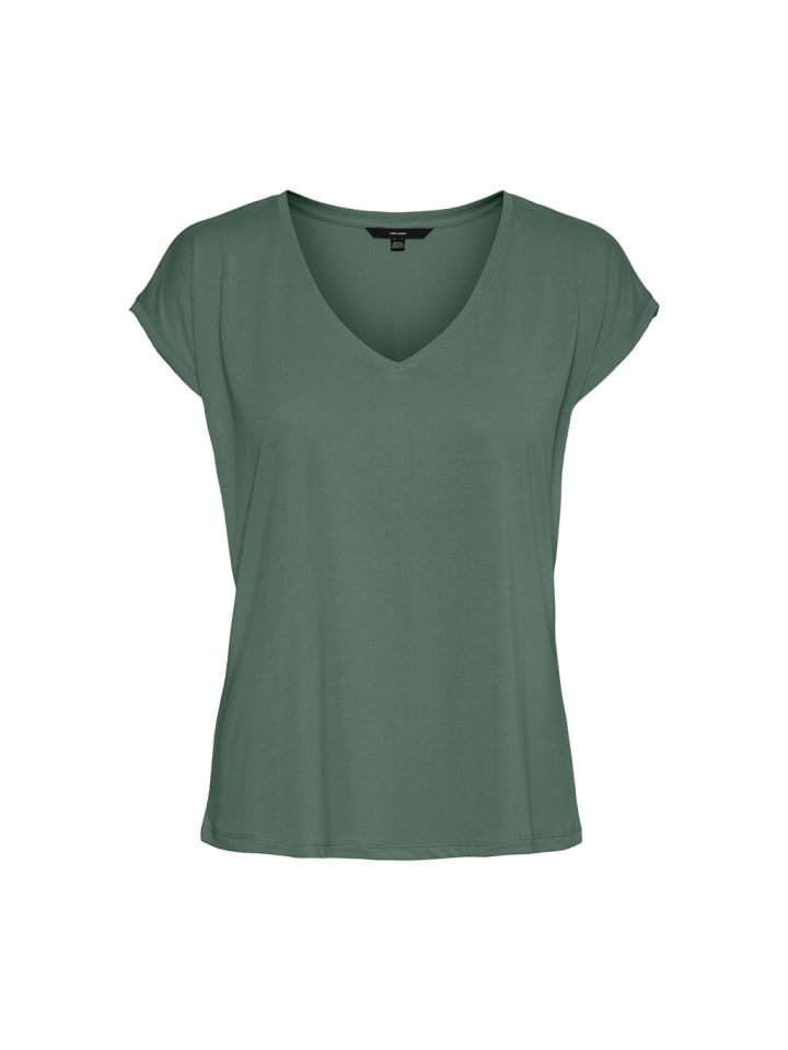 

Футболка Vero Moda Shirt 'Filli', зеленый