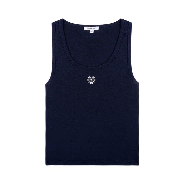 

Топ Sporty & Rich Shrwc Baby Rib Tank, Dark Navy