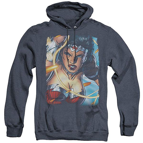 

Толстовка с капюшоном Justice League of America Scowl взрослая heather Licensed Character