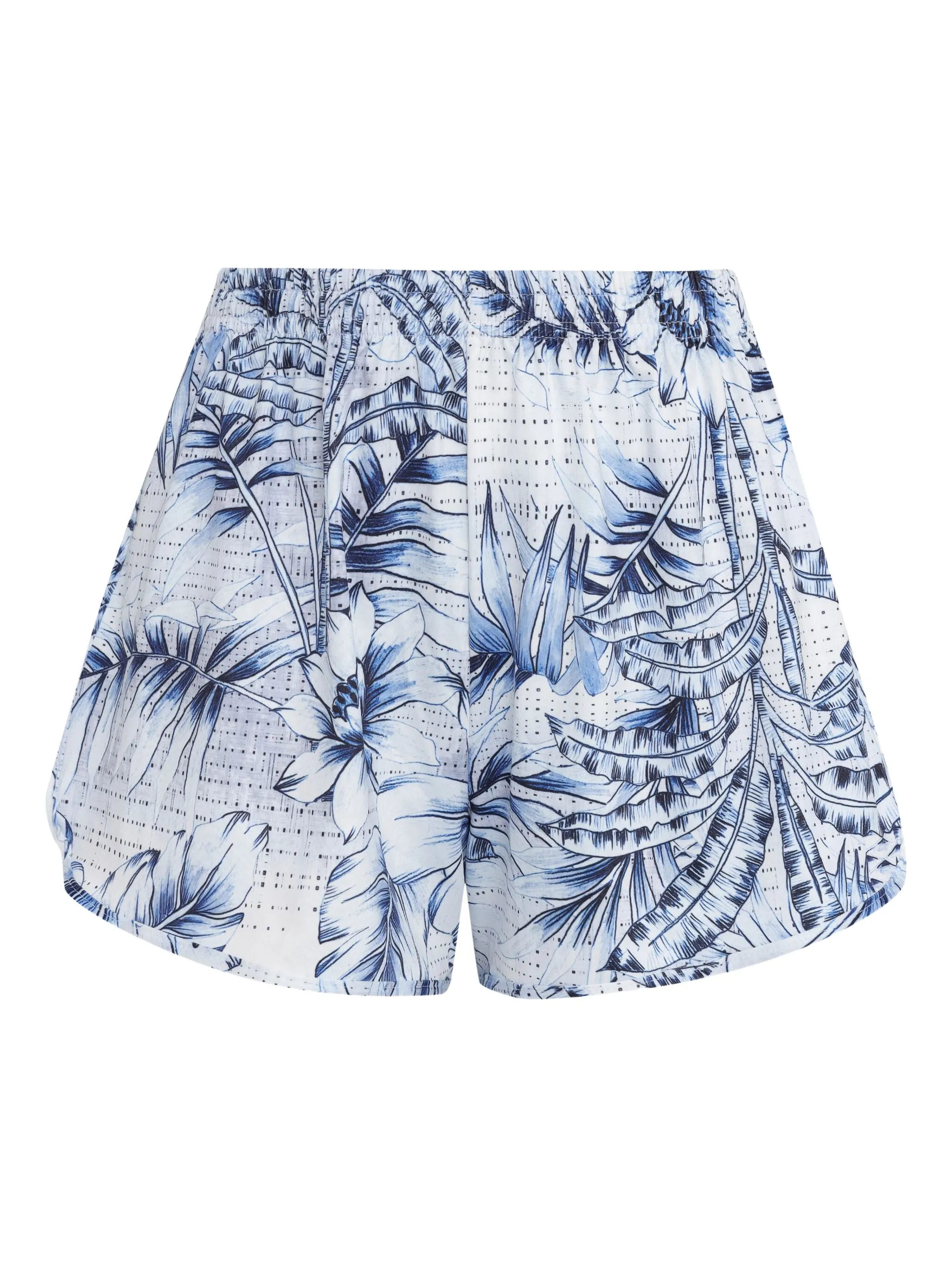 

Шорты Lee с эластичным поясом и цветочным принтом Lygia & Nanny, синий