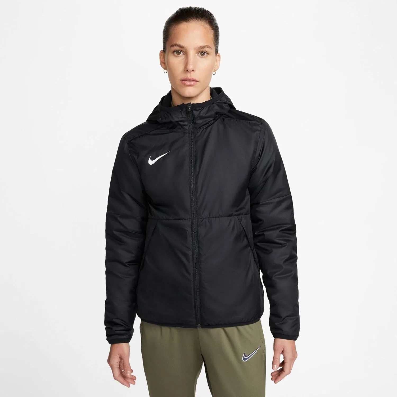 Куртка женская Nike Park 20, Black/White — фото 2