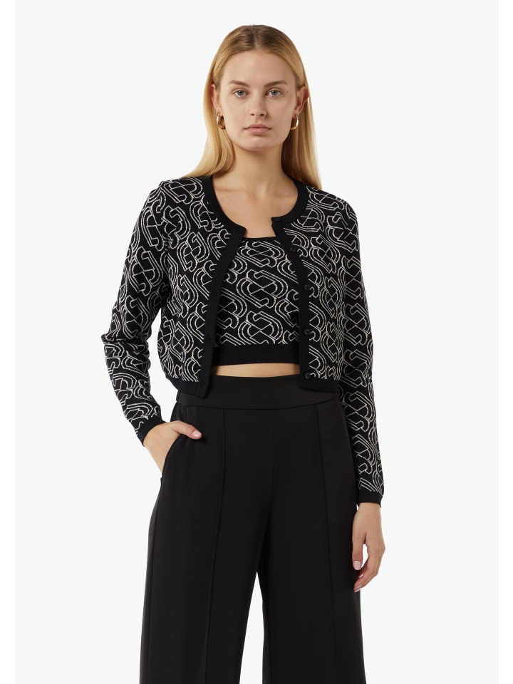 

Кардиган comma Strickjacke langarm, черный