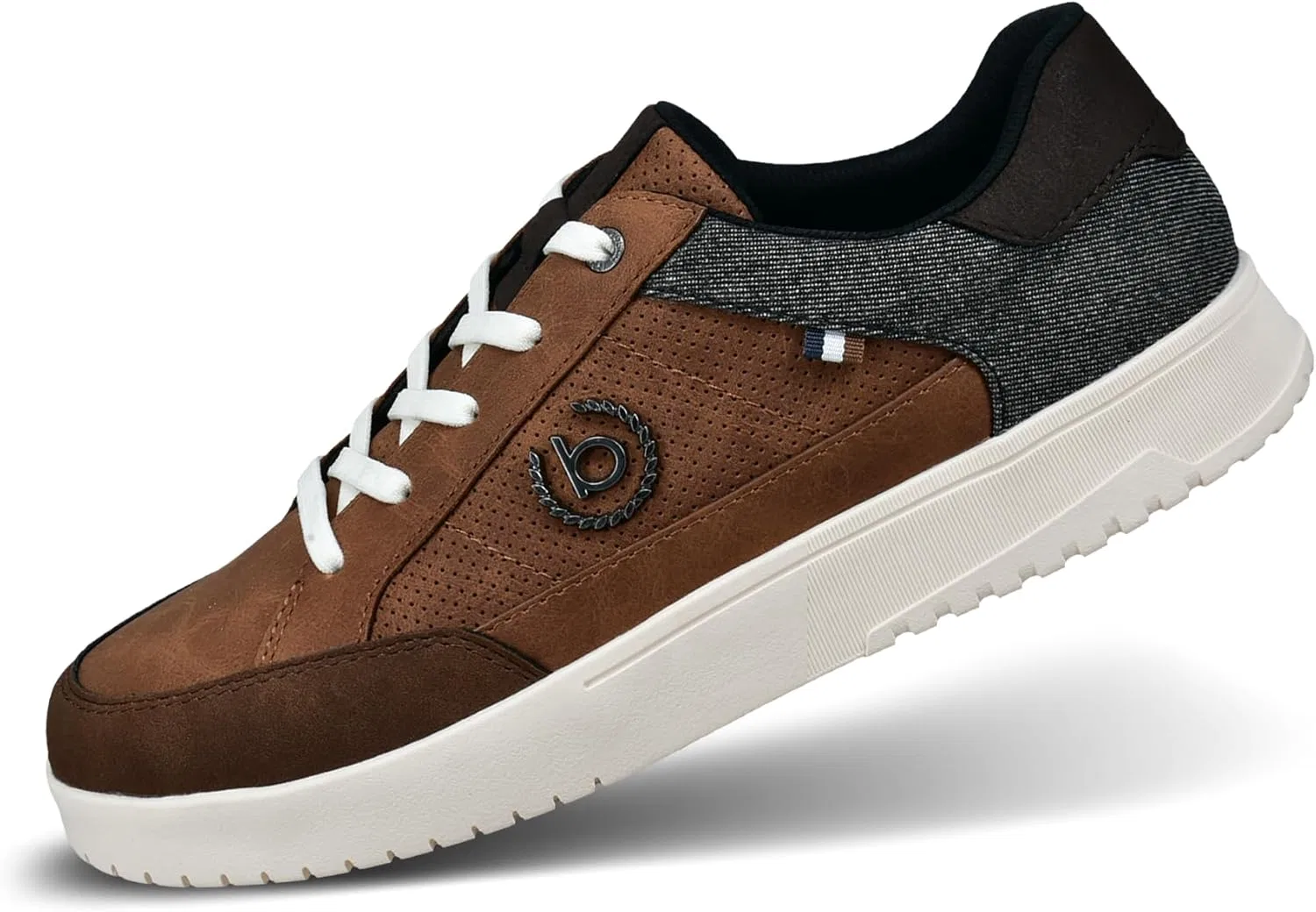 Мужские кроссовки Bugatti 323-A0G09 на шнуровке, Cognac Dark Grey