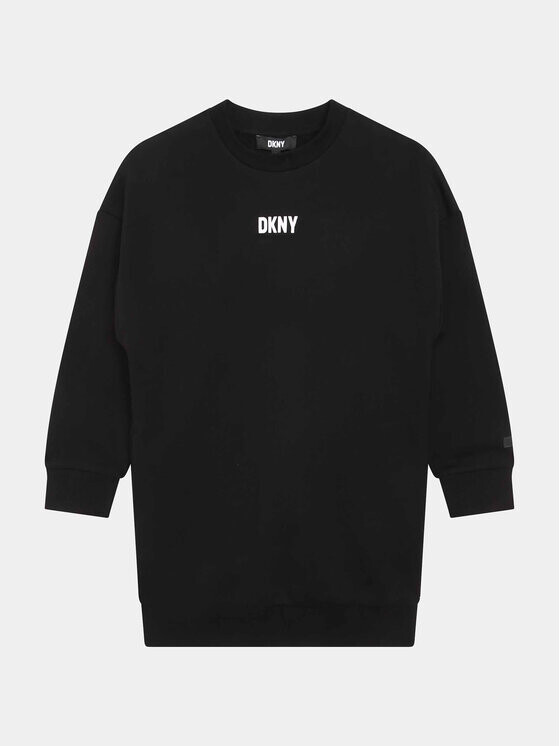 

Трикотажное платье обычного кроя Dkny, черный