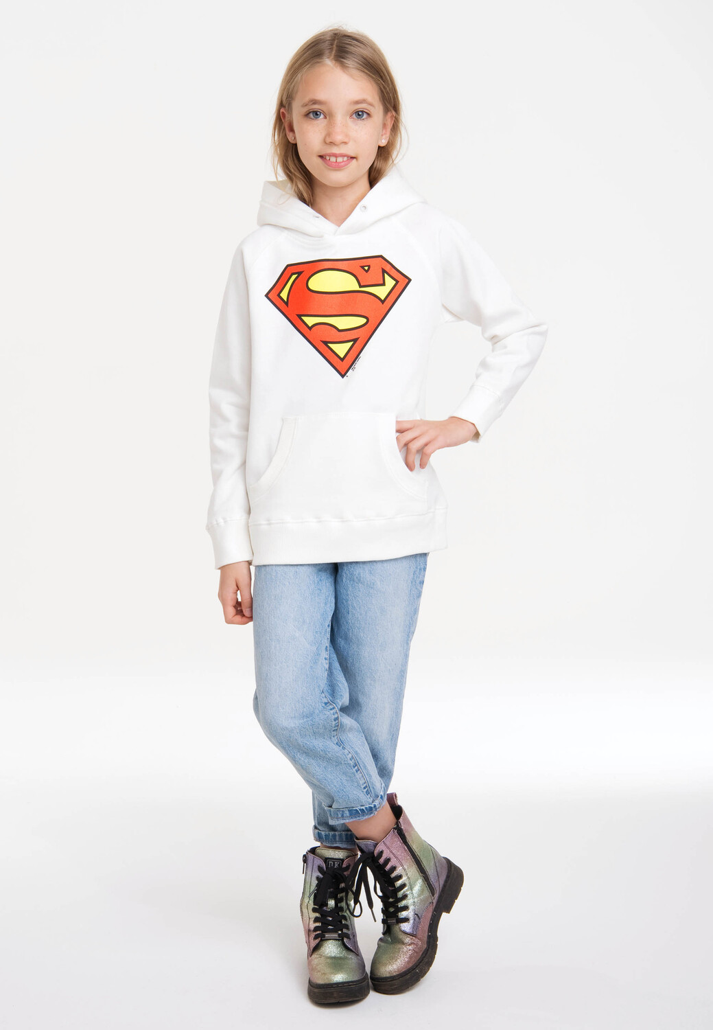 

Толстовка Logoshirt Kapuzen DC Batman Logo, цвет altweiss