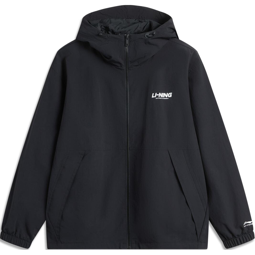 

Спортивная модная коллекция куртка унисекс черный Lining