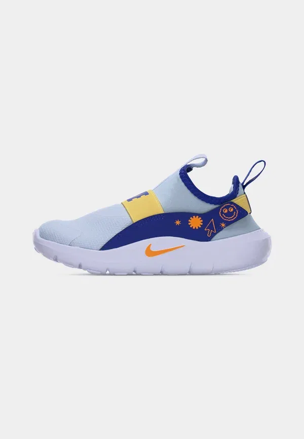 Кроссовки для бега по шоссе Flex Runner 4 SE Nike Performance, футбольный серый/лазерный оранжевый/лапис/мягкий желтый/белый — фото 2