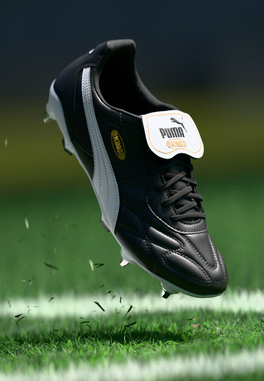 

Кроссовки Puma KING TOP MXSG, Black/White/Gold/Black