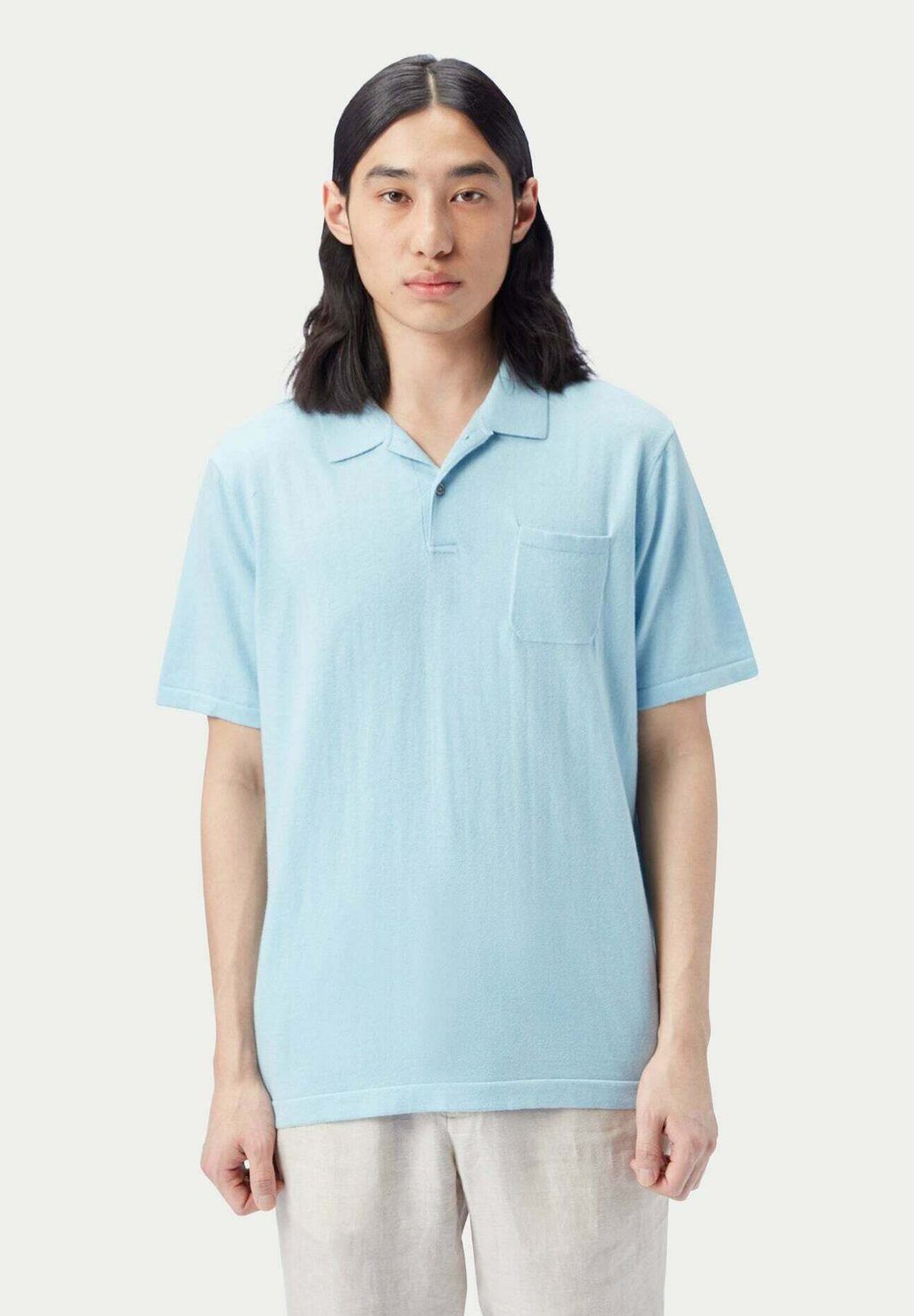 

Рубашка поло GOBI Cashmere, светло-голубой