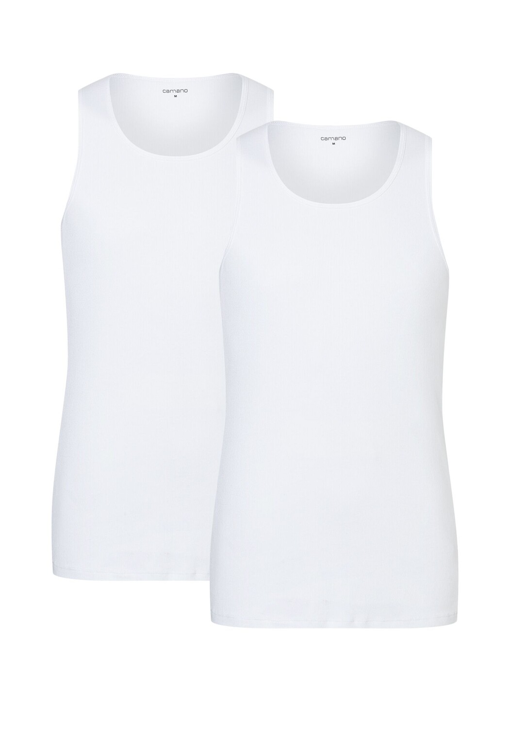 

Футболка camano Tank Top 2er Pack comfort, белый