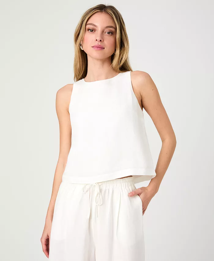 

Женская блузка Birdie Bow-Back Swing Top French Connection, белый