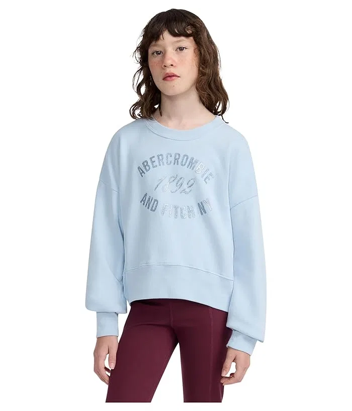 Худи Abercrombie Kids Rose Bouquet Crew, Skyway