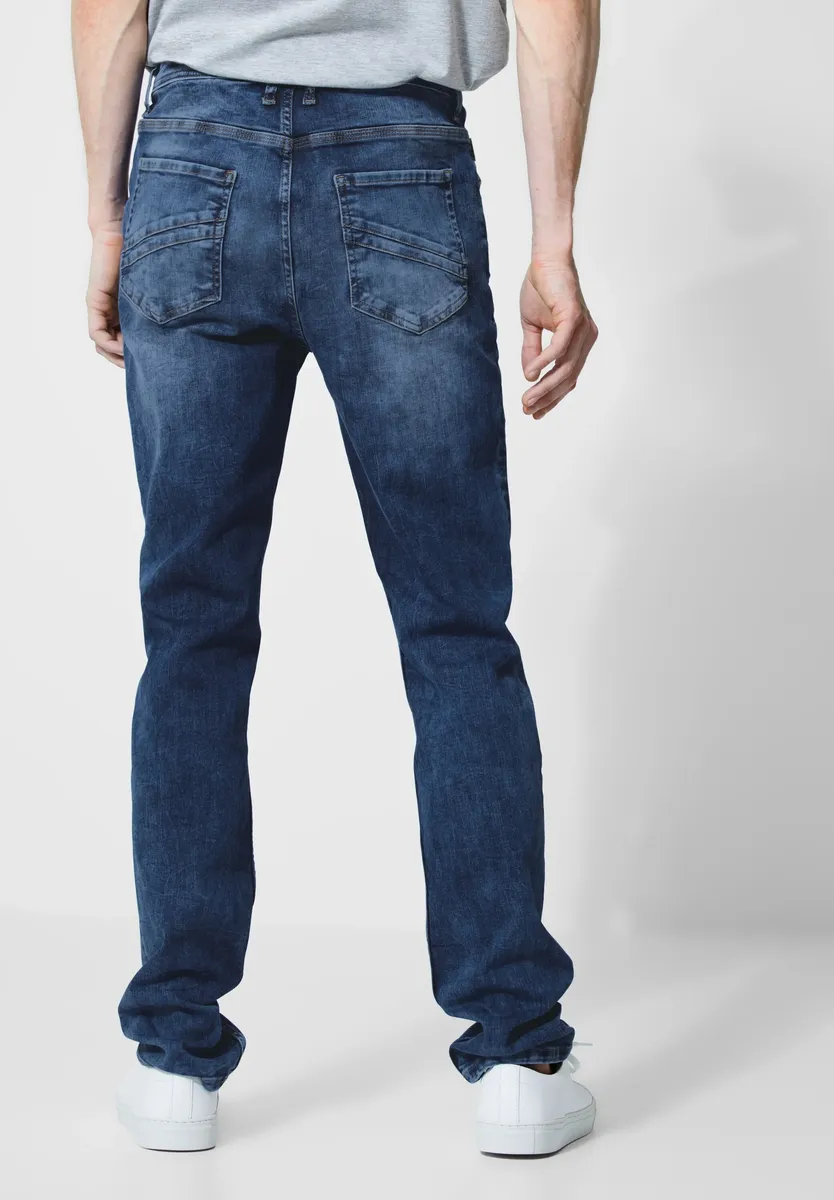 

STREET ONE МУЖЧИНЫ Джинсы стандартного кроя, 5 карманов Street One Men, цвет Dark Indigo Authentic Wash