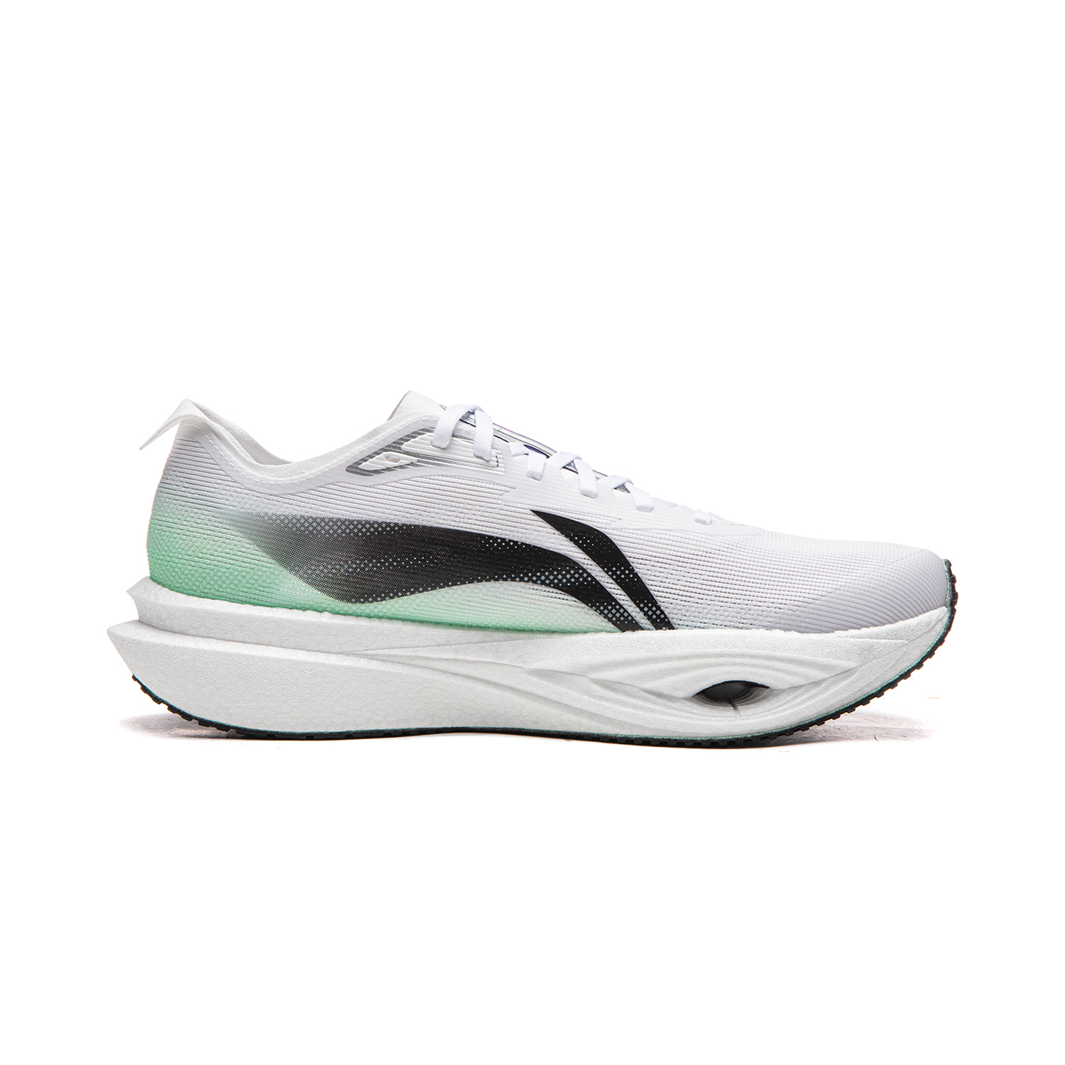 Li-Ning Wind Pro 2 амортизирующие нескользящие износостойкие дышащие поддерживающие легкие с отскоком низкие, белый turquoise — фото 3