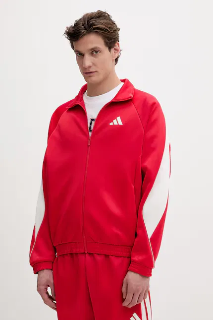 Олимпийка на молнии Stadium Adidas, красный