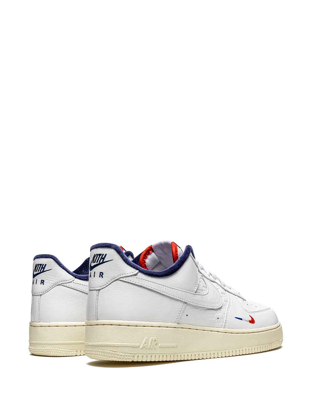 Кроссовки Air Force 1 Low из коллаборации с Kith Nike, белый — фото 3