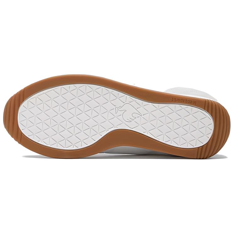 Le Coq Sportif Текстиль, Split Cow Leather, низкие кроссовки, повседневные, Unisex, белый — фото 4