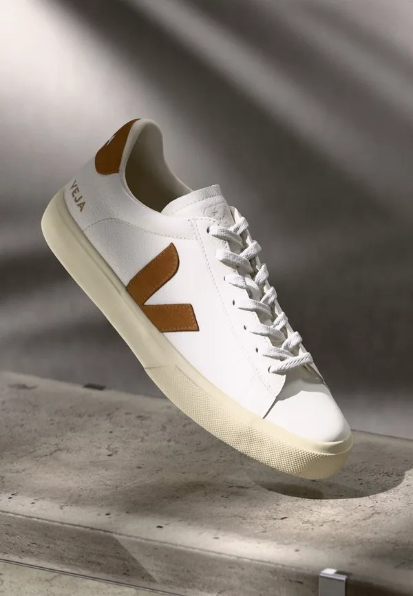 Кроссовки campo Veja, White/Cognac