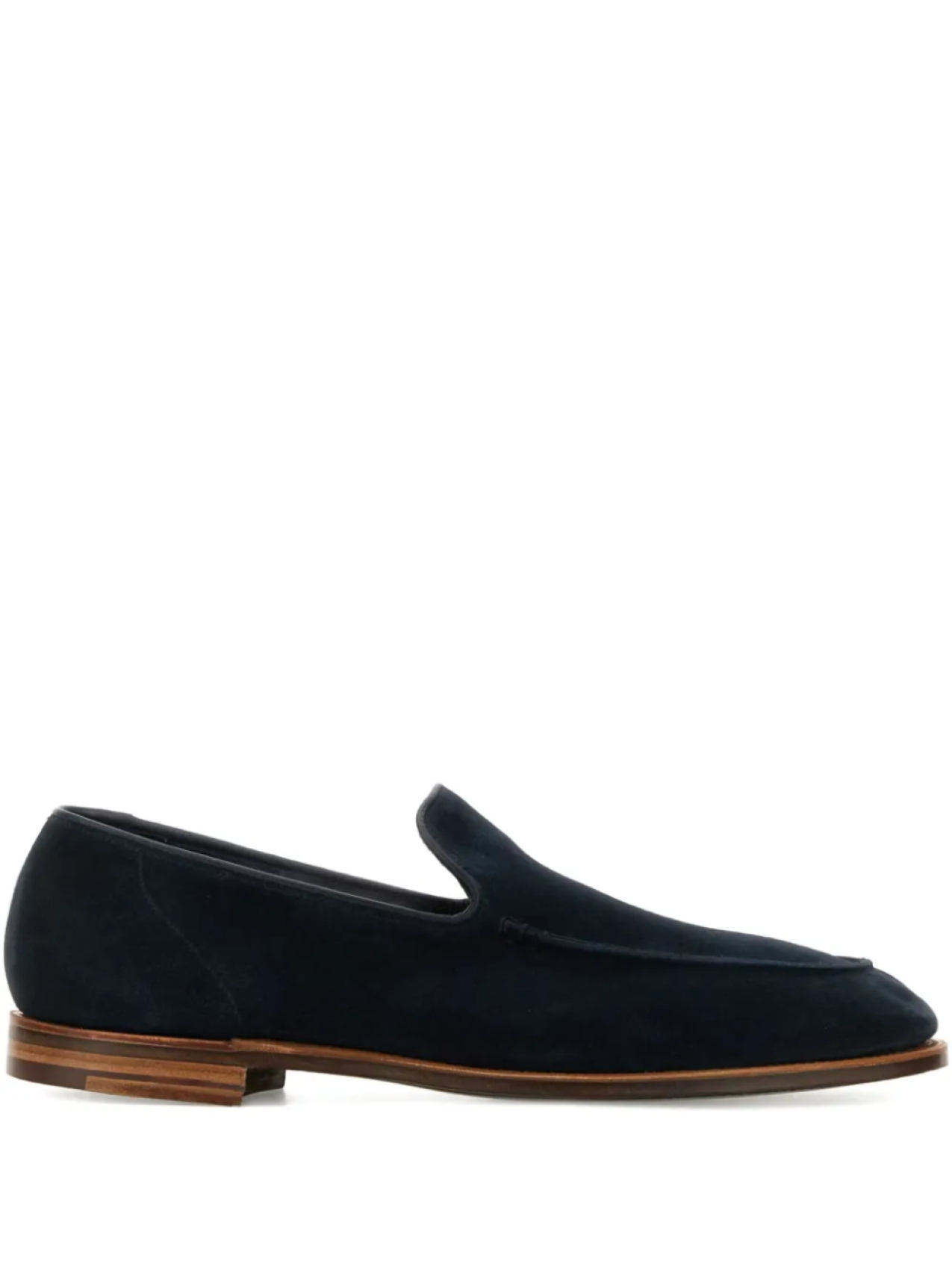 

Замшевые мокасины Salcombe Crockett & Jones, синий