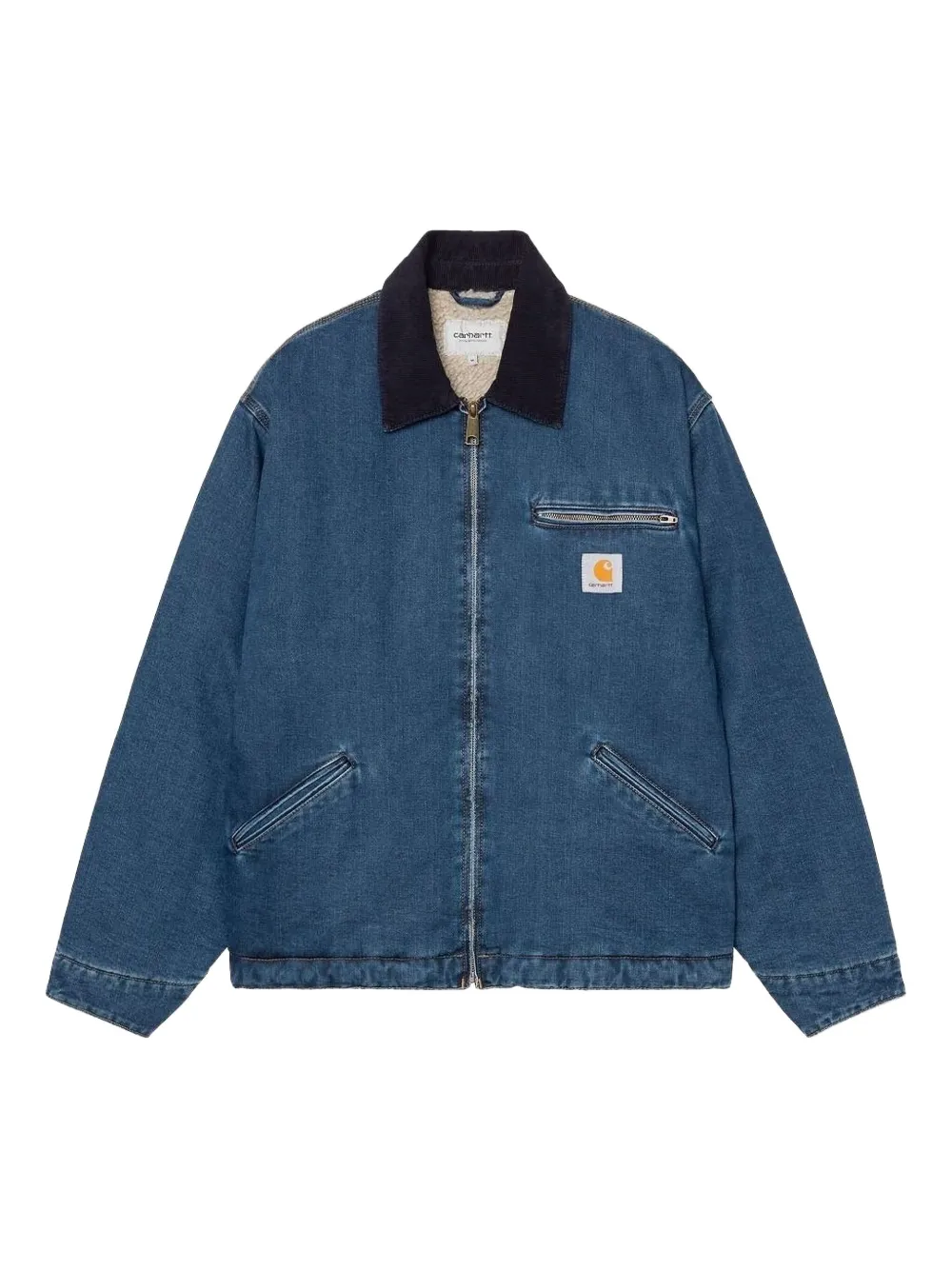 

Джинсовая куртка OG Detroit с вельветовым воротником CARHARTT WIP, синий