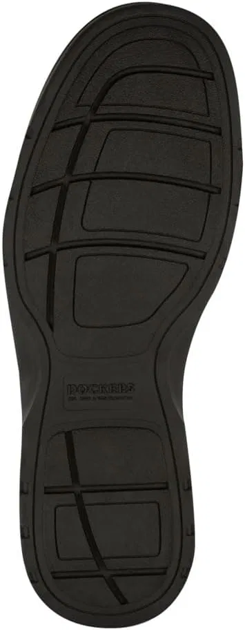 Мужские кожаные классические туфли-оксфорды Dockers Trustee, Dark Brown — фото 4