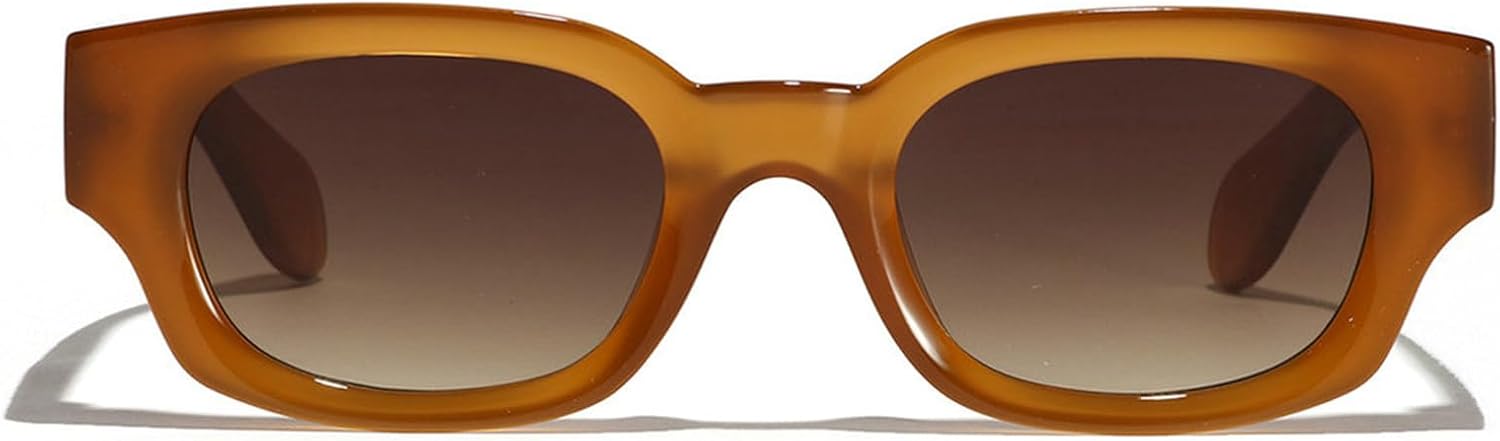 

Солнцезащитные очки Helena Retro Classic Square для женщин, модные маленькие узкие солнцезащитные очки в стиле Y2k, дизайнерские солнцезащитные очки 90-х с градиентным черным покрытием, C4