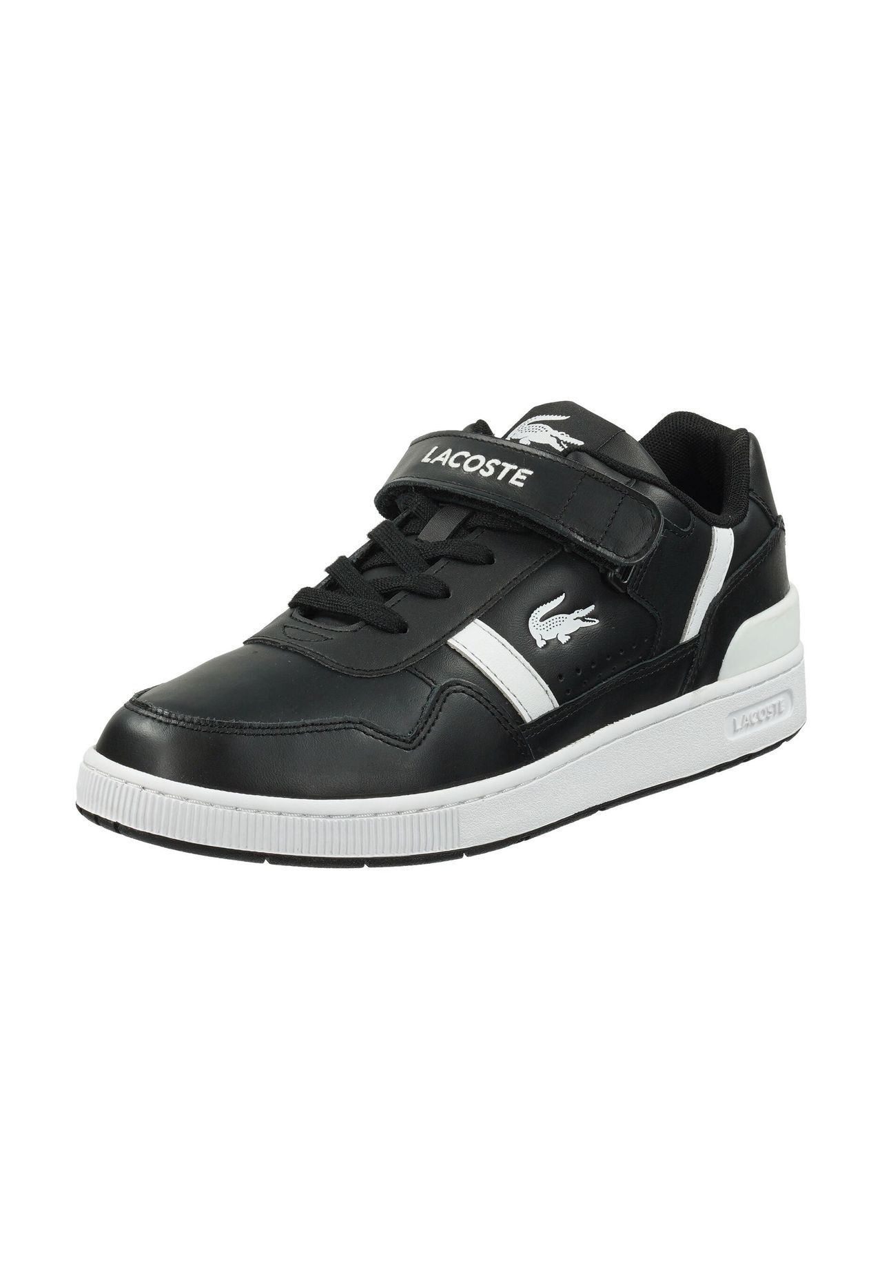 

Кроссовки из кожи/синтетики LACOSTE, черно-белый