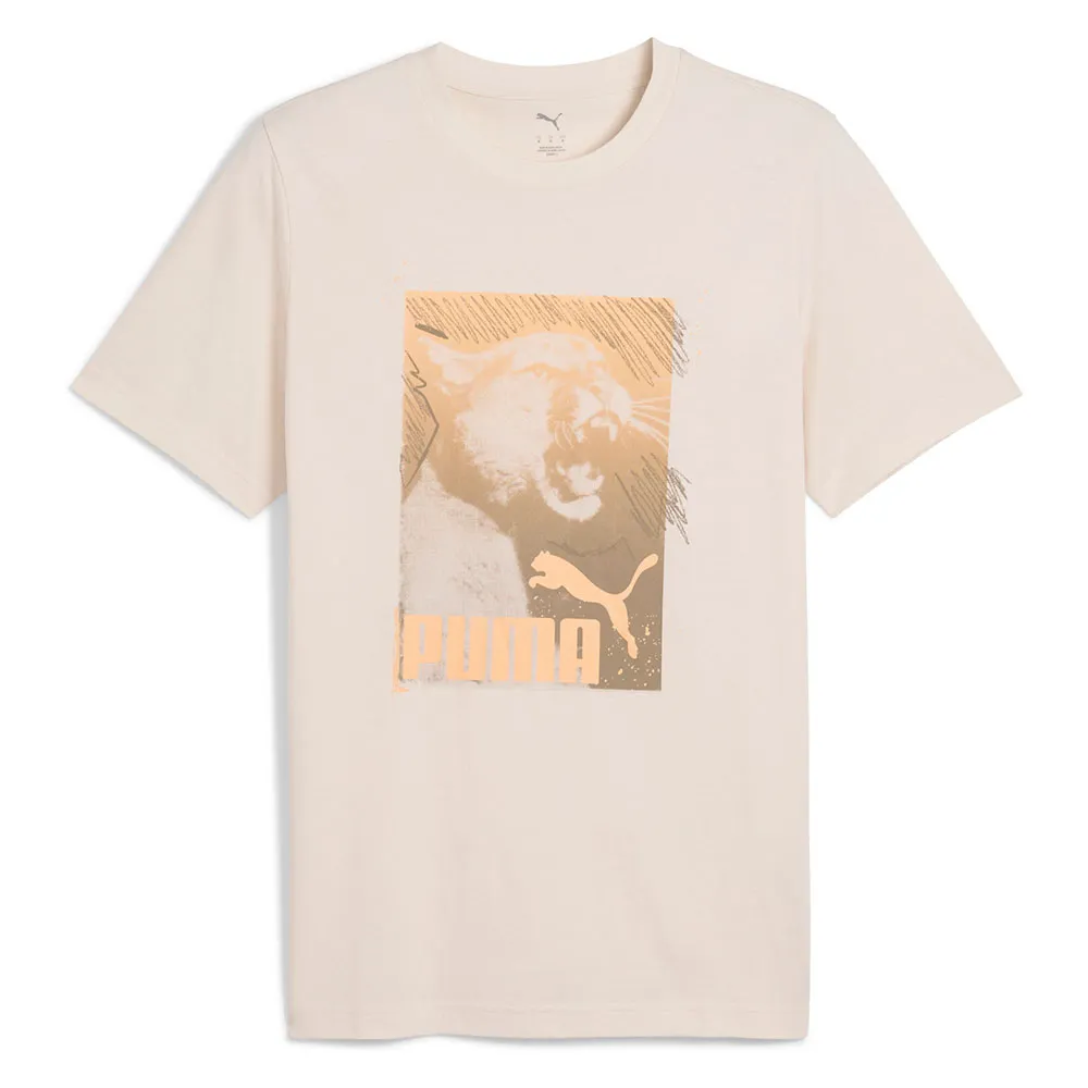 

Футболка с коротким рукавом Puma Photoprint, бежевый