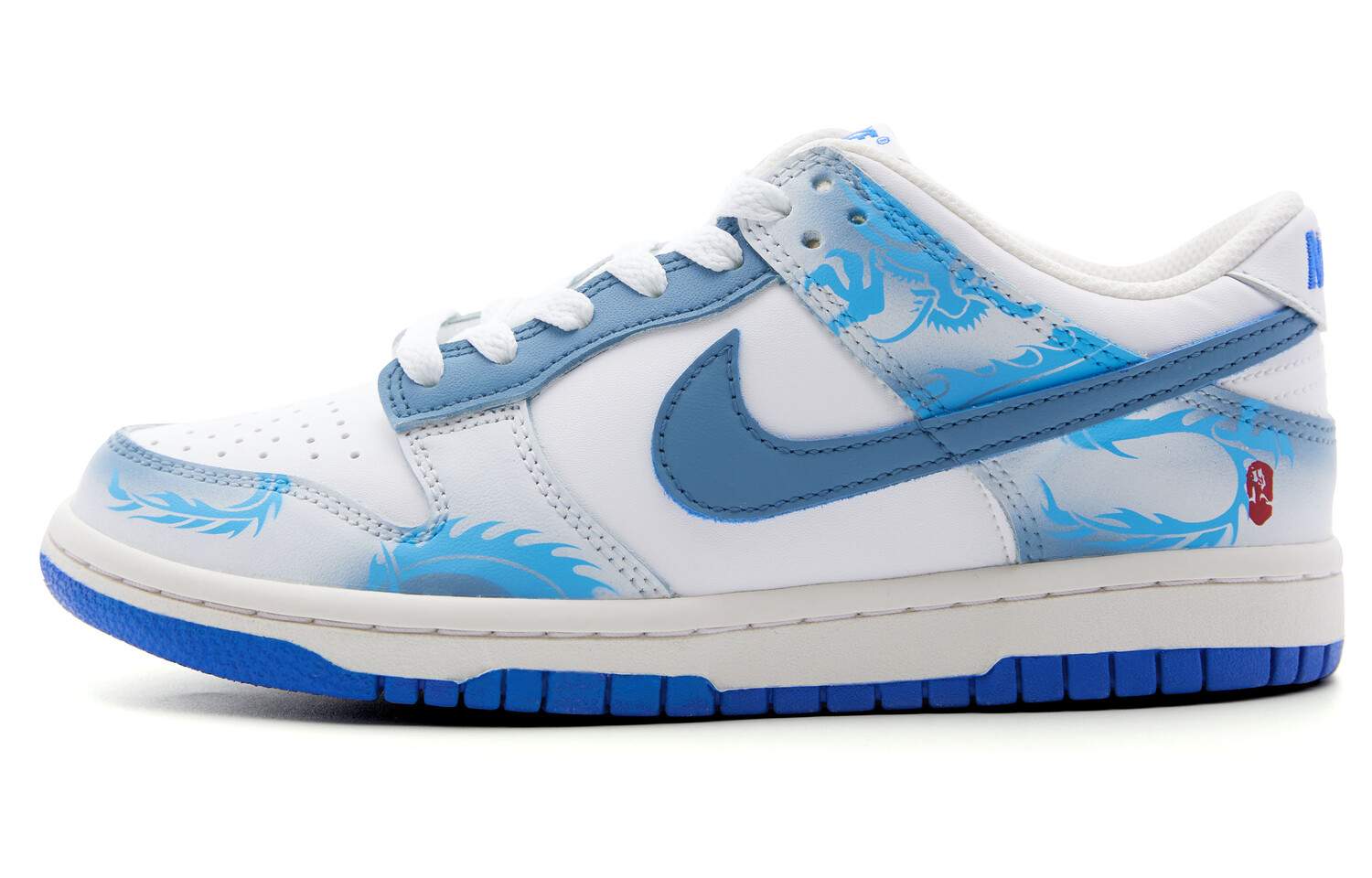 

Женские кроссовки для скейтбординга Nike Dunk, White/Blue