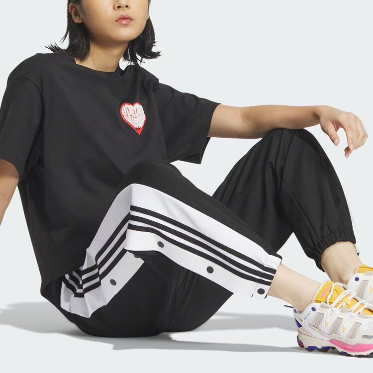 Adicolor Knit спортивные брюки женские классические черные Adidas Originals — фото 4