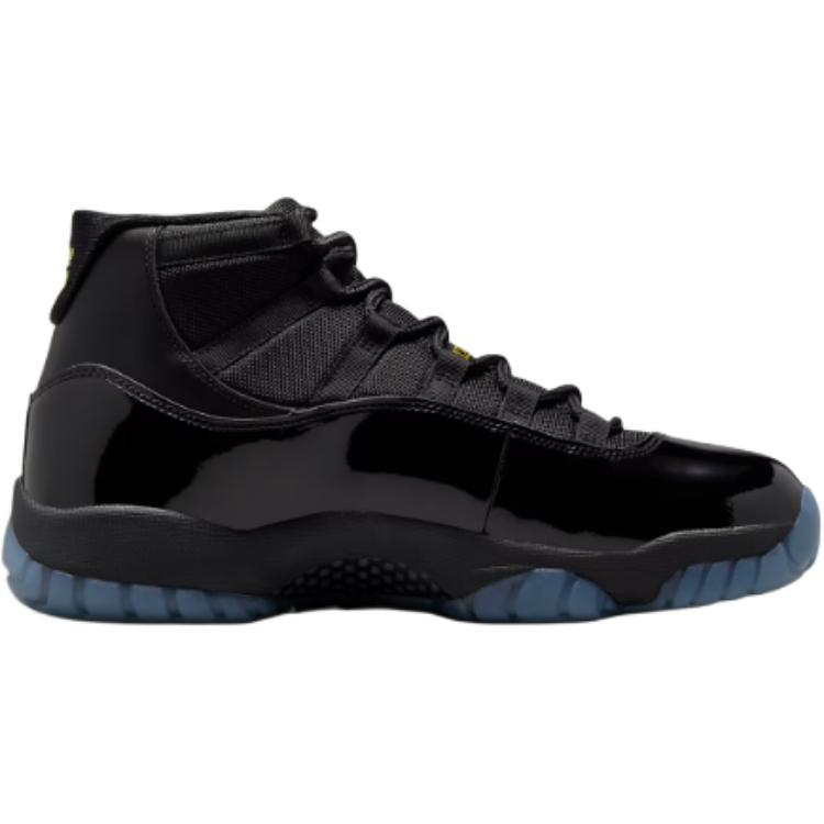 Jordan Детские баскетбольные кроссовки Air 11 Retro High top, черные с синим рисунком — фото 3