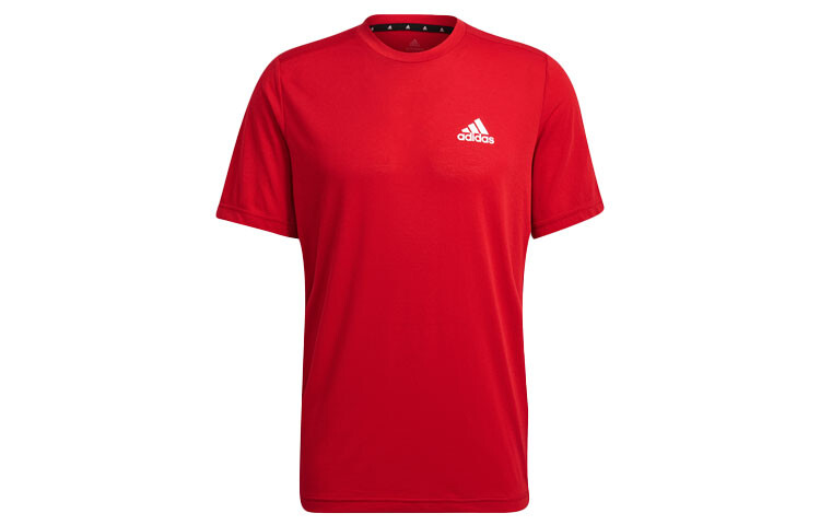 

Футболка AEROREADY мужская алая Adidas, цвет Scarlet