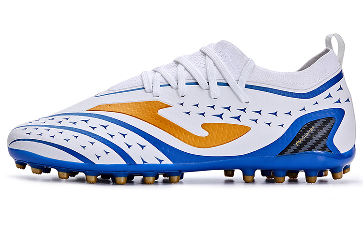 

Joma Мужские футбольные бутсы MG с резиновыми короткими шипами, противоскользящие, износостойкие, бело-синие, цвет White