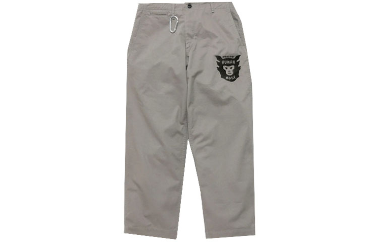 

Мужские повседневные брюки, средней длины, прямого кроя Human Made, серый