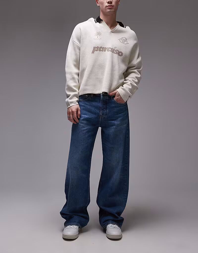 

Свободные джинсы Calvin Klein Jeans 90-х годов, средней белизны