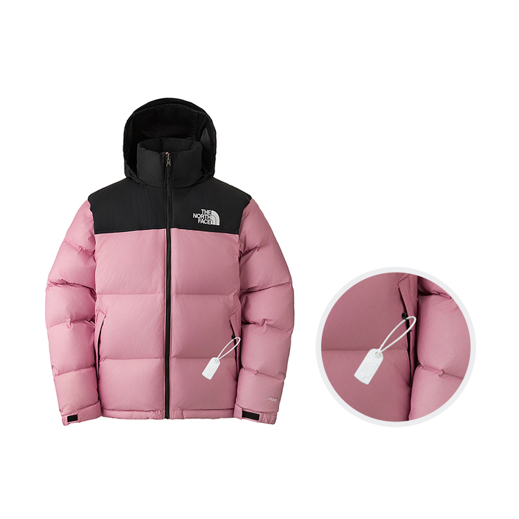 

THE NORTH FACE Городской исследовательский пуховик унисекс "Падающая сакура" фиолетовый, Falling Cherry Blossom Purple