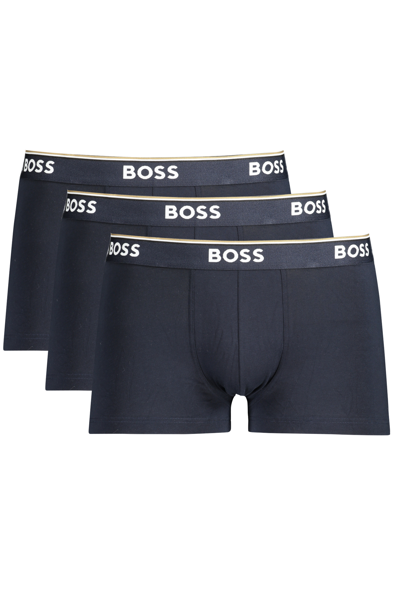 

Мужские боксеры Boss с контрастным логотипом 3 шт, синий