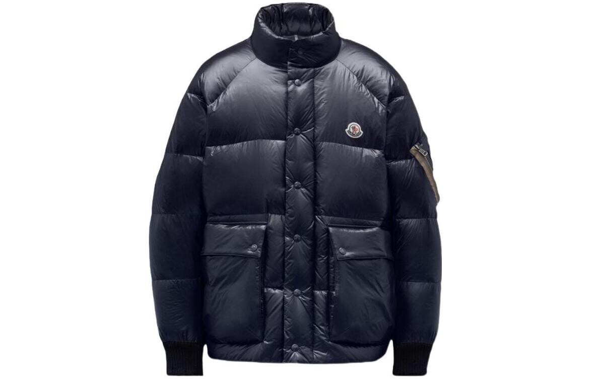 

Пуховик мужской морской синий Moncler